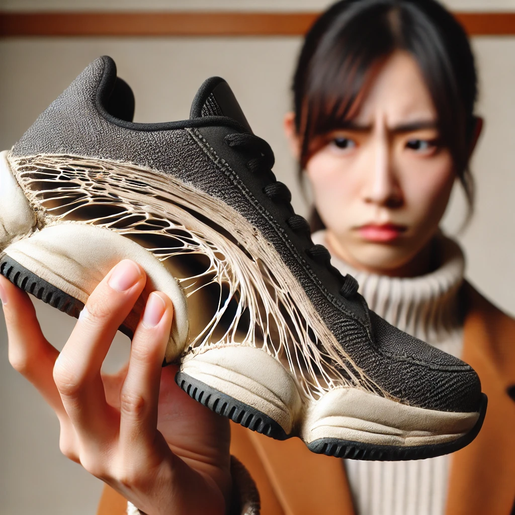 かかとの芯が折れるとどうなる?修理の必要性