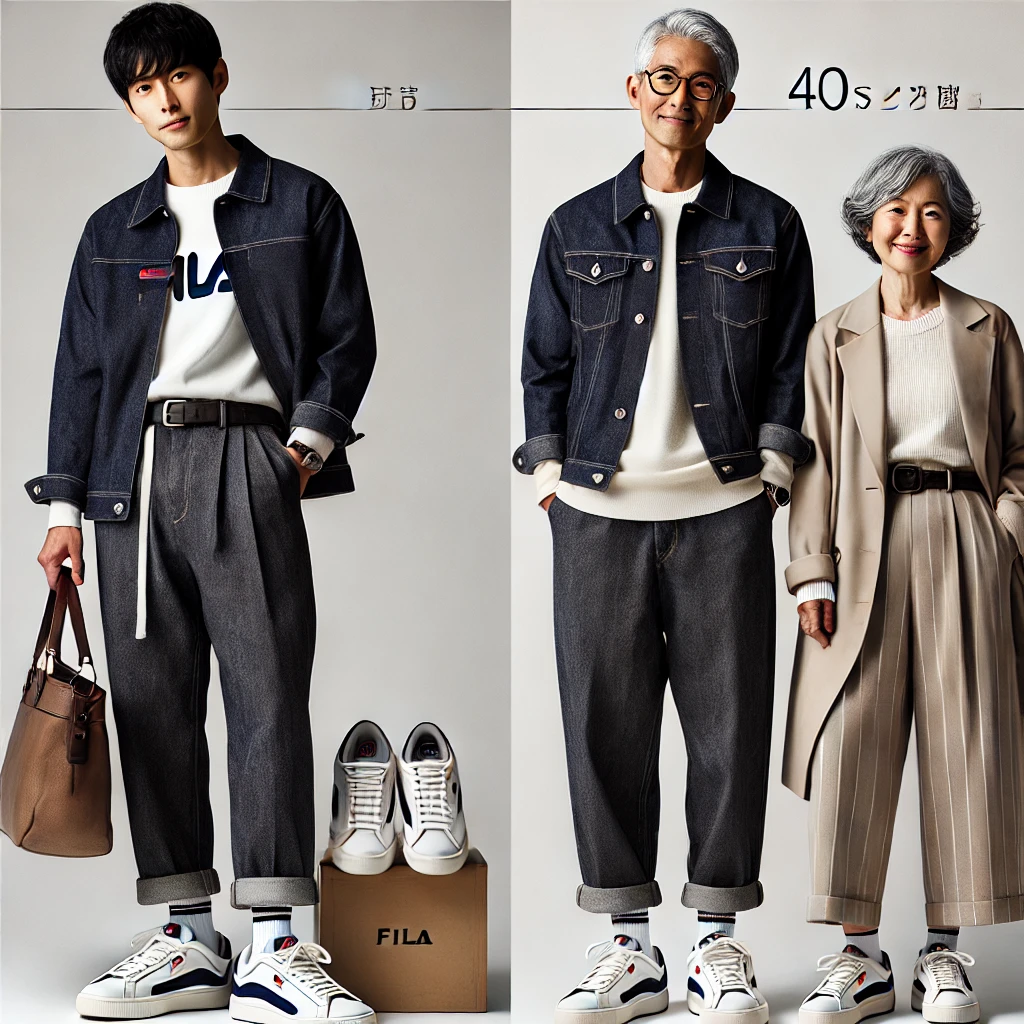 フィラ スニーカーは40代でも履ける?何歳までOK?