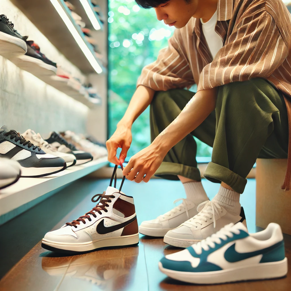 スニーカーはわざと大きめで履くべき？失敗しない選び方