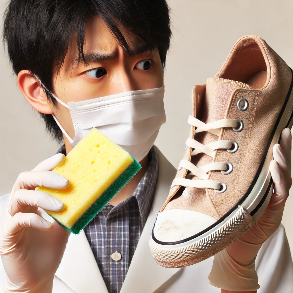 スニーカーにメラミンスポンジは本当にだめ?注意点と対策