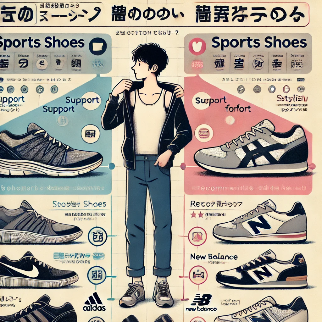 運動靴とスニーカーの違いは何？選び方とおすすめブランドを解説