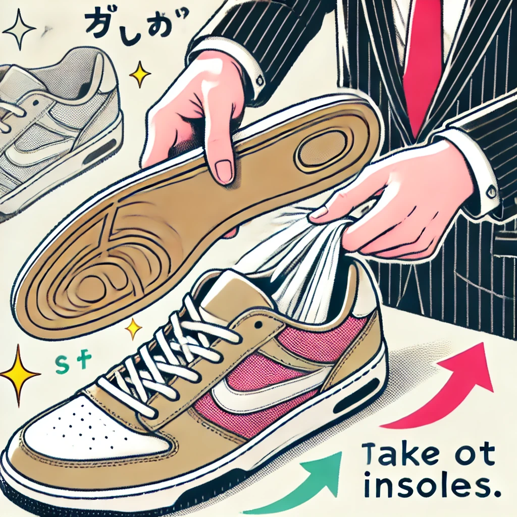 なぜスニーカーの中敷を抜くのが良いのか?