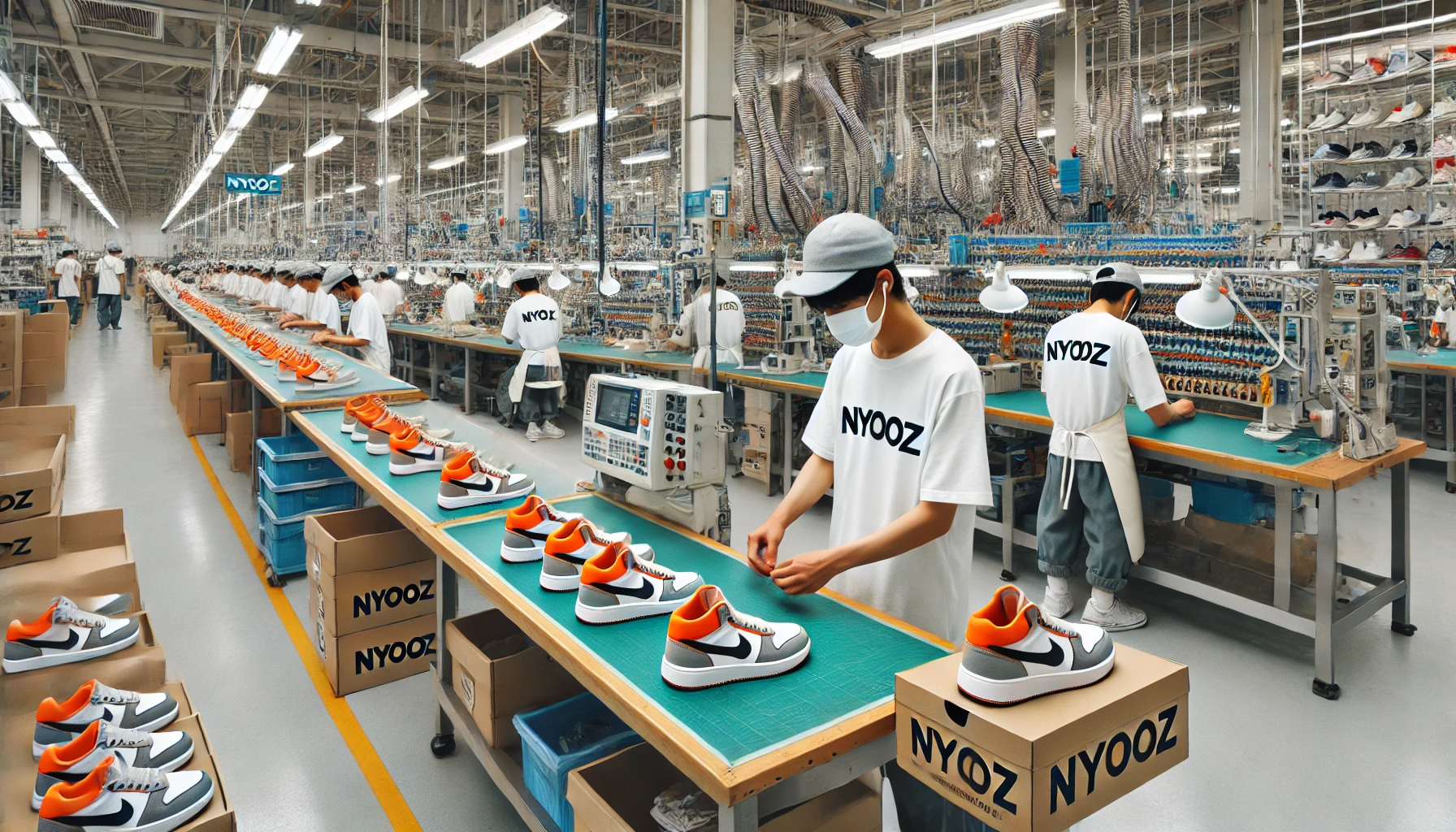 にゅーずのスニーカーはどこの国製ですか?