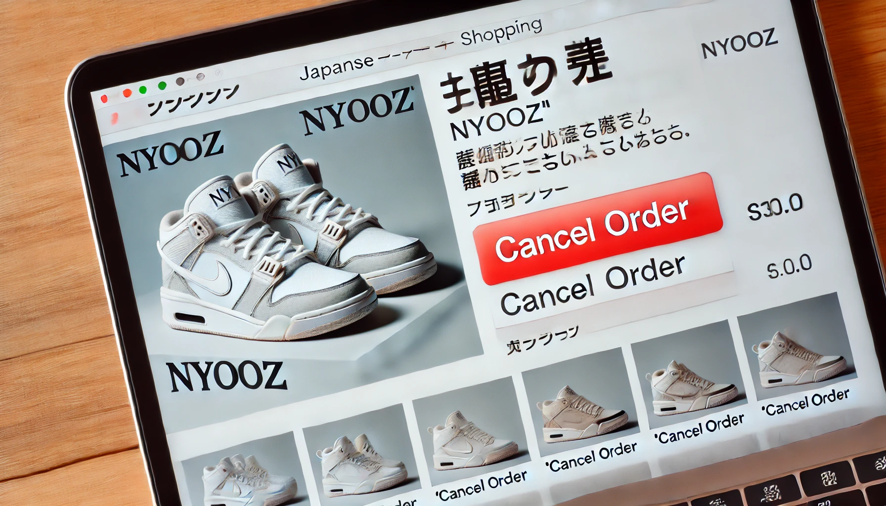 にゅ~ずのスニーカーはキャンセルできますか?
