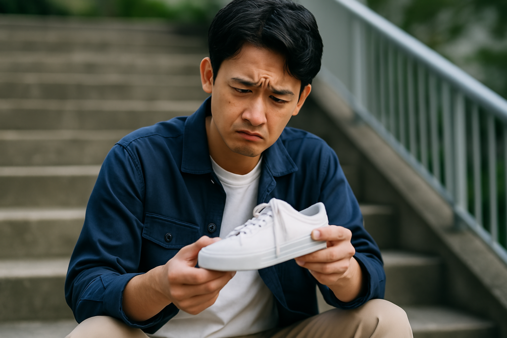 スニーカーの小さいサイズを買ってしまった場合