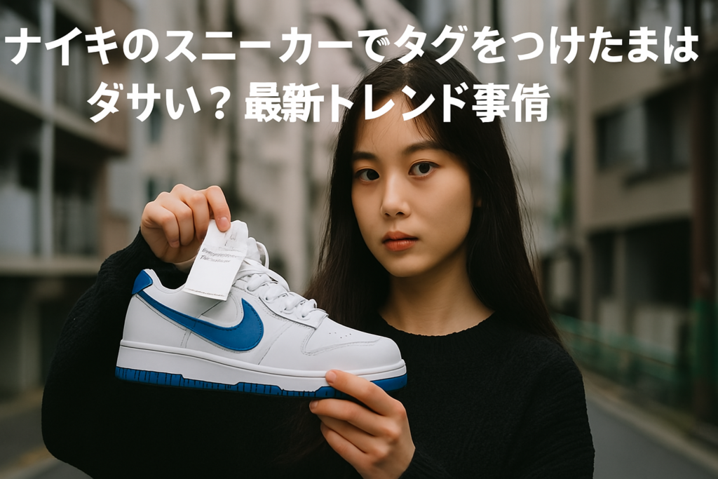 ナイキのスニーカーでタグをつけたままはダサい？最新トレンド事情