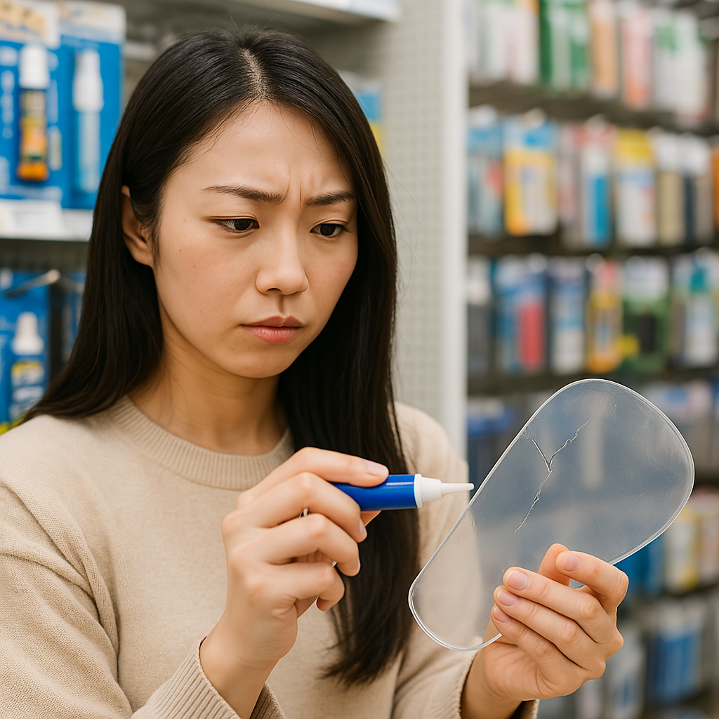 プラスチック素材に使える補修アイテム