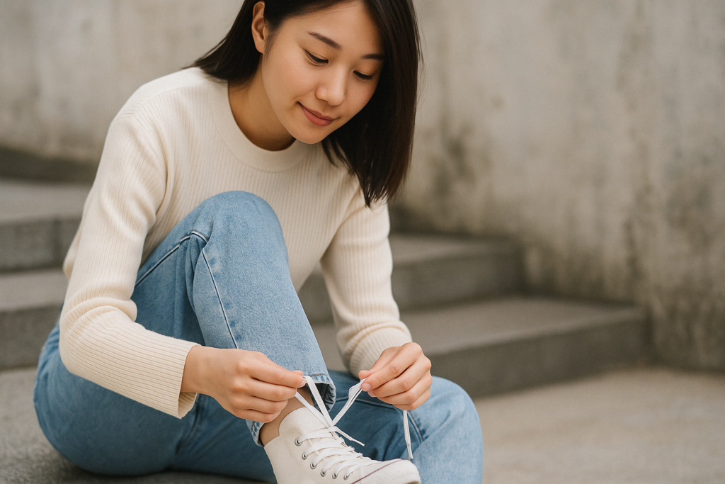 見た目も意識した靴紐の通し方とおしゃれ術