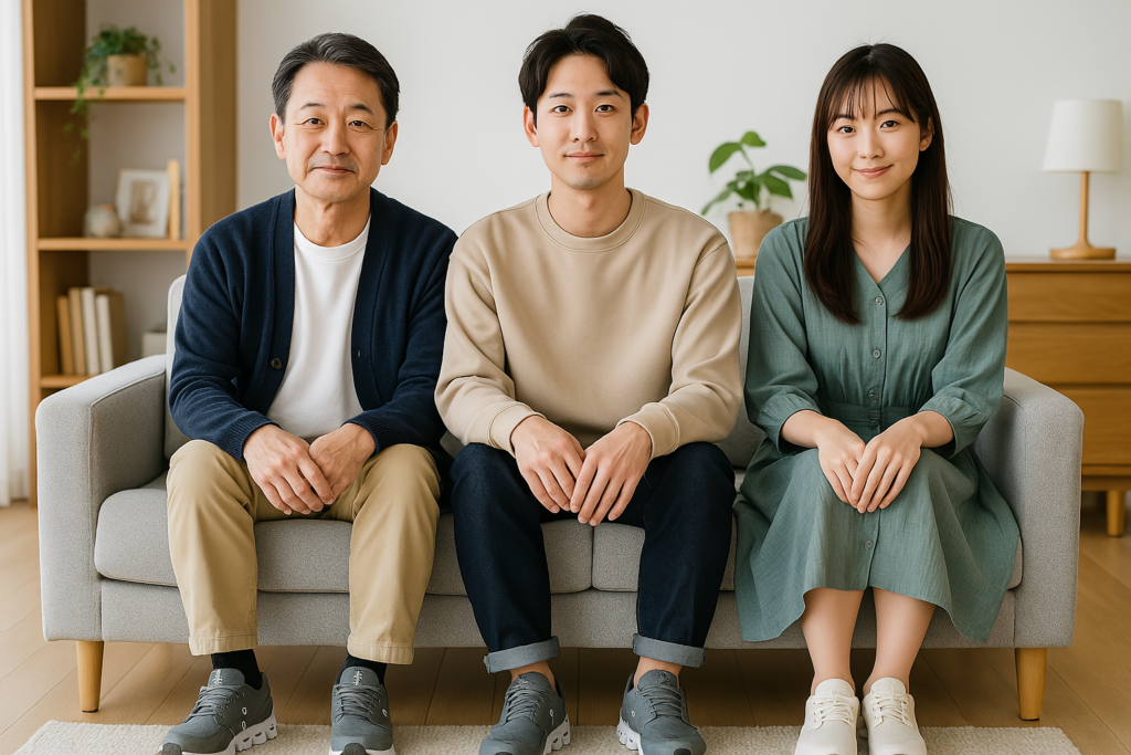 年齢層別のonスニーカーの選び方
