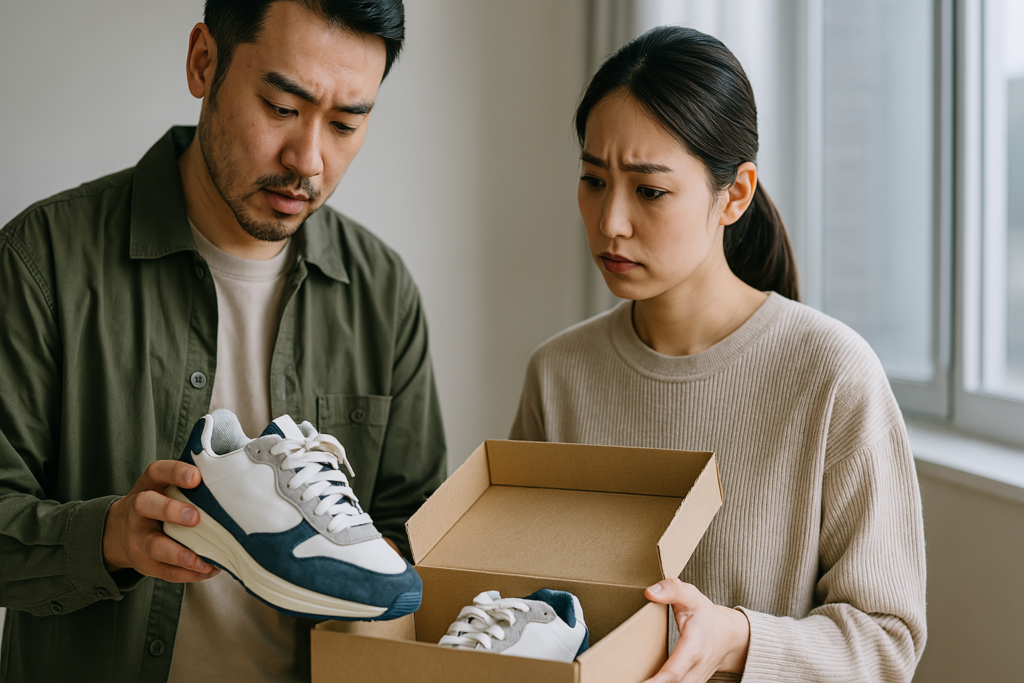 にゅーずのスニーカーは返品できますか?