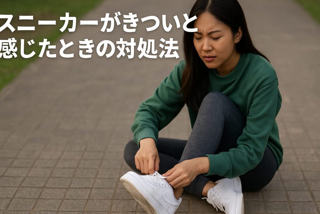 スニーカーがきついと感じたときの対処法