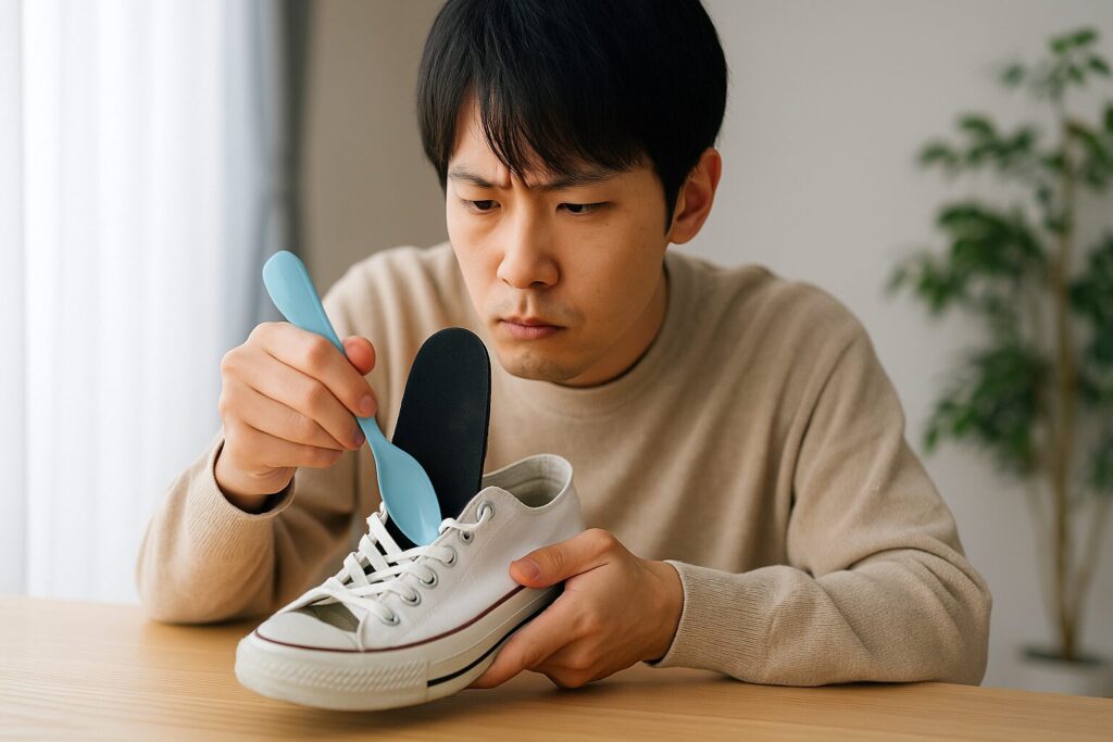 インソールが外れないときはどうすればいいですか？