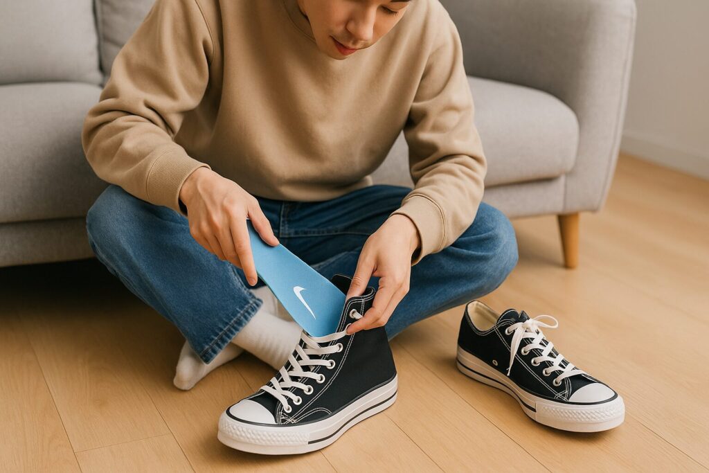 コンバースのインソールが取れない時の代替策