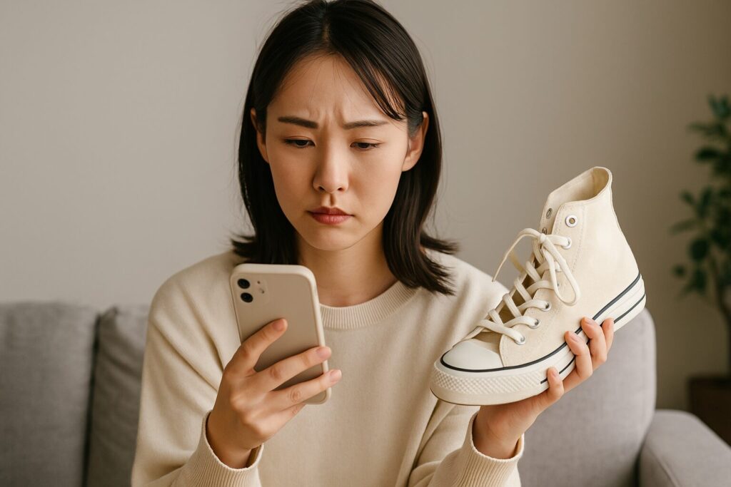 コンバースのサイズで失敗後のベスト対応策