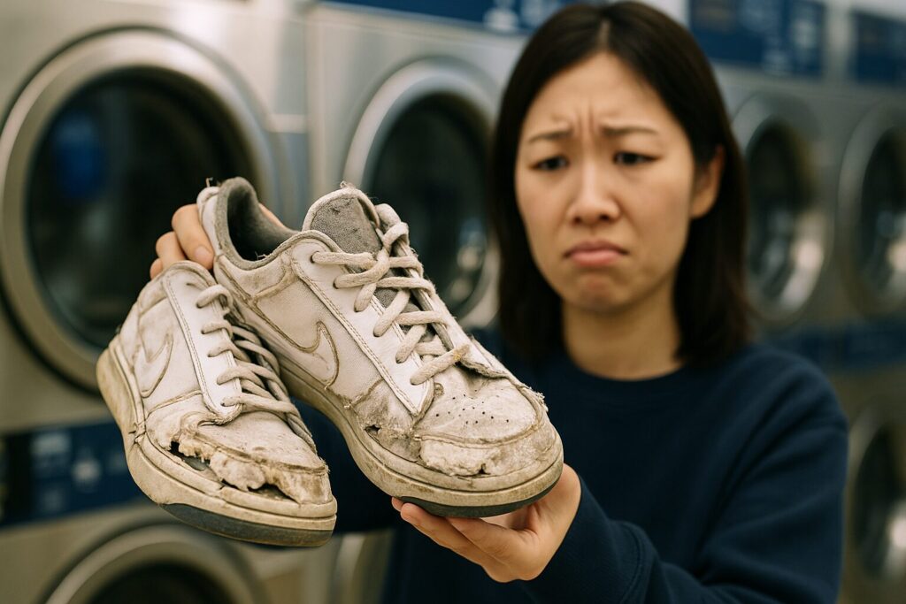 スニーカーがボロボロになる失敗例