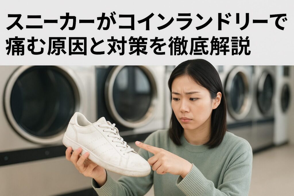 スニーカーがコインランドリーで痛む原因と対策を徹底解説