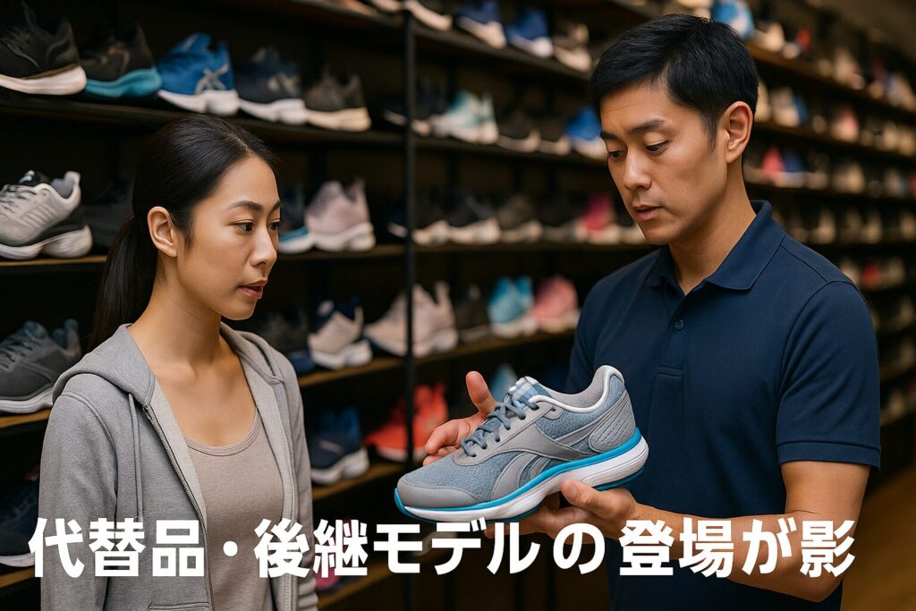 代替品・後継モデルの登場が影響