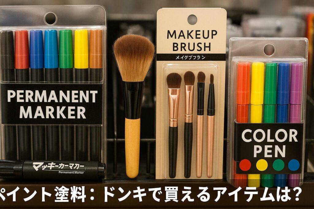 ペイント塗料:ドンキで買えるアイテムは?