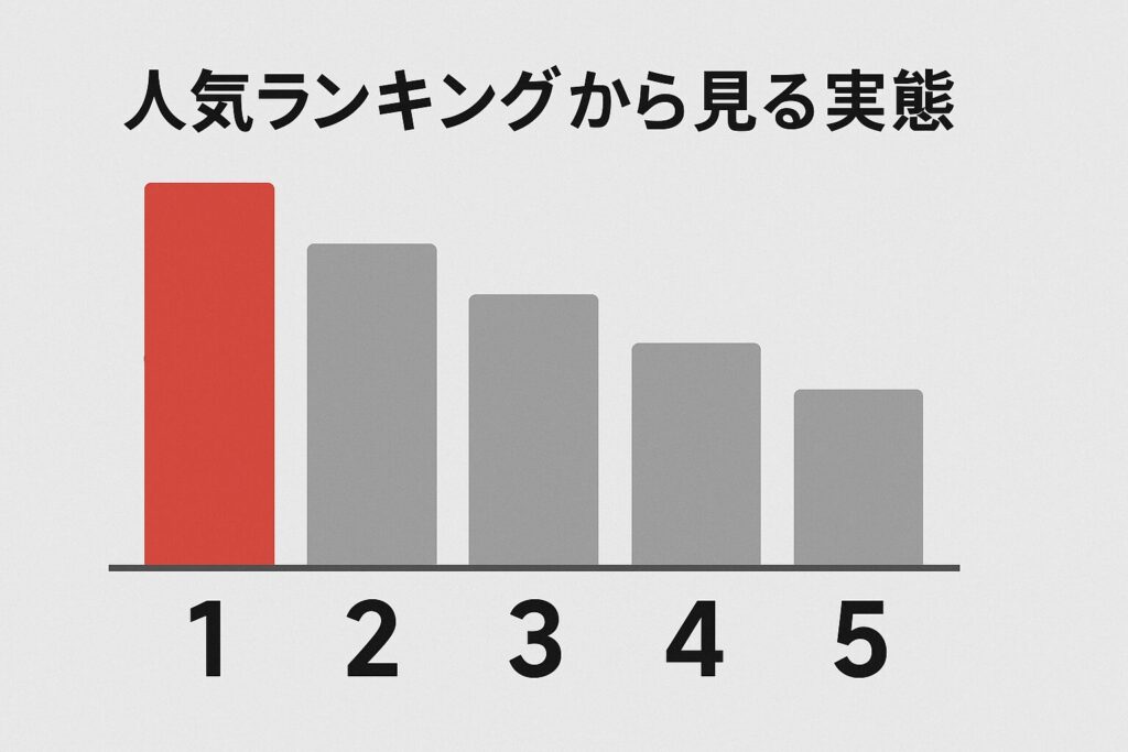人気ランキングから見る実態
