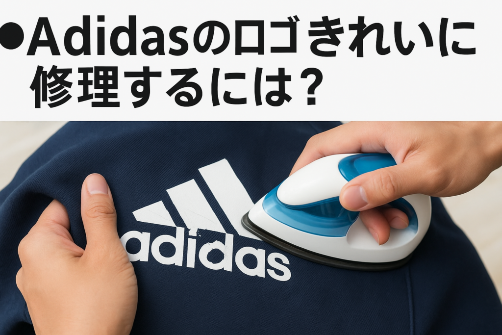 Adidasのロゴをきれいに修理するには?