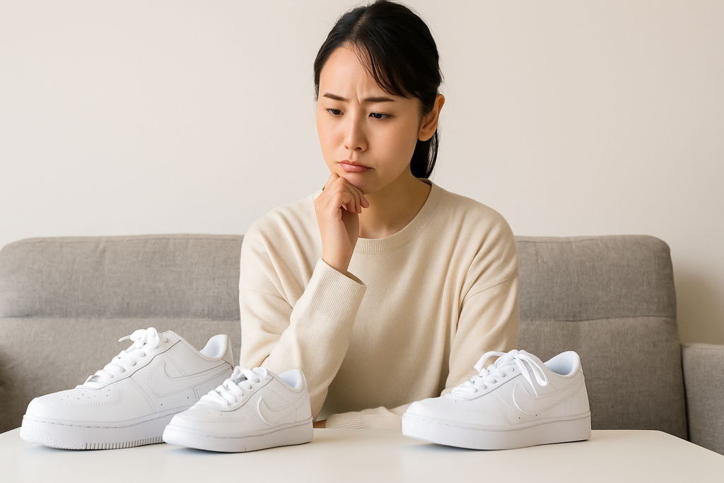 スニーカーは大きい小さい、どっち?と悩む理由