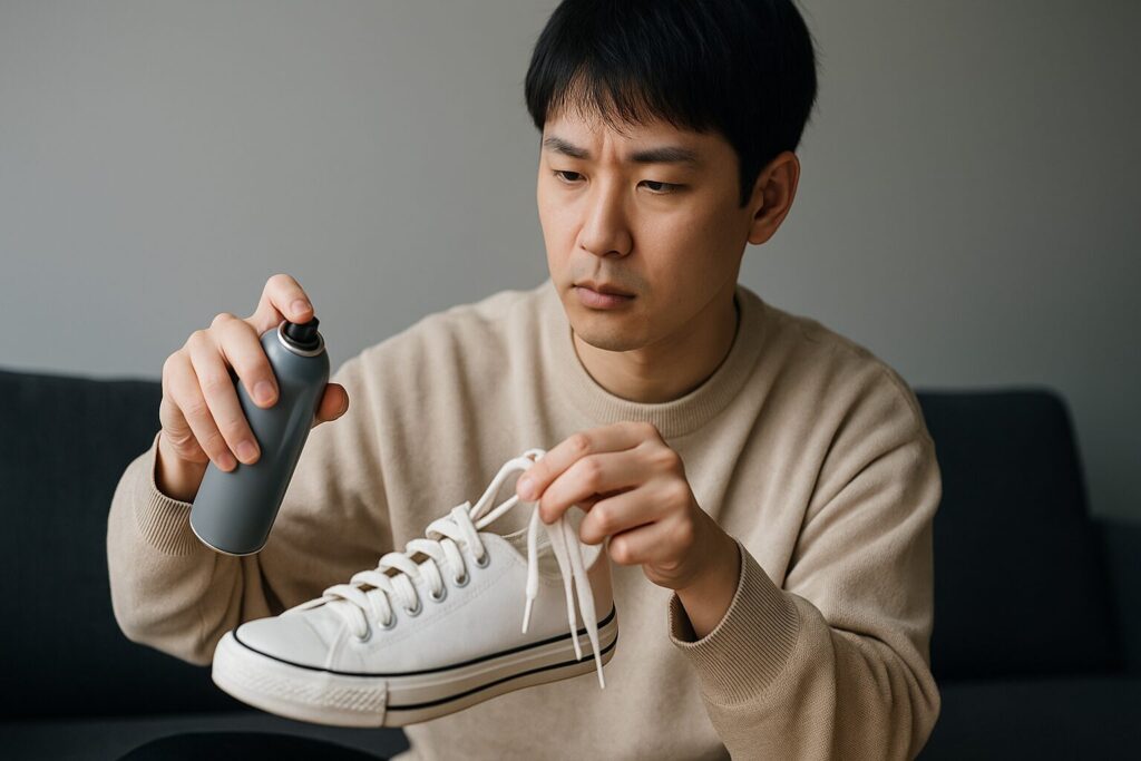 紐外すのは防水スプレーの効果に影響する?