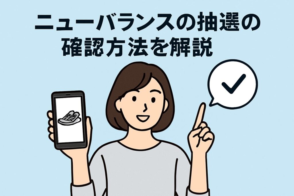 ニューバランスの抽選の確認方法を解説