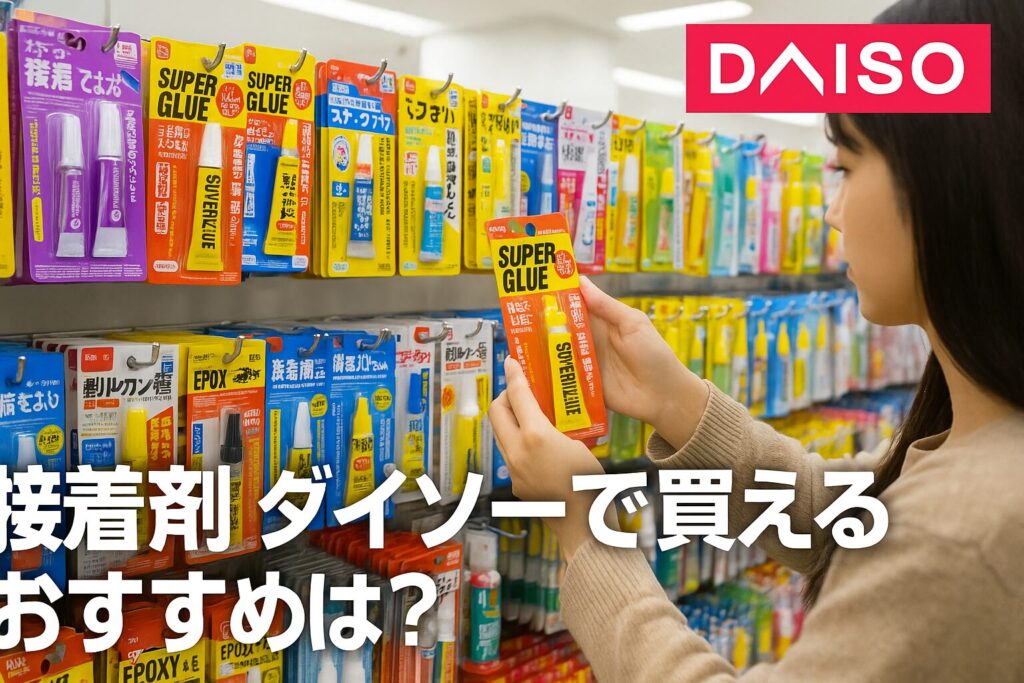 接着剤:ダイソーで買えるおすすめは?