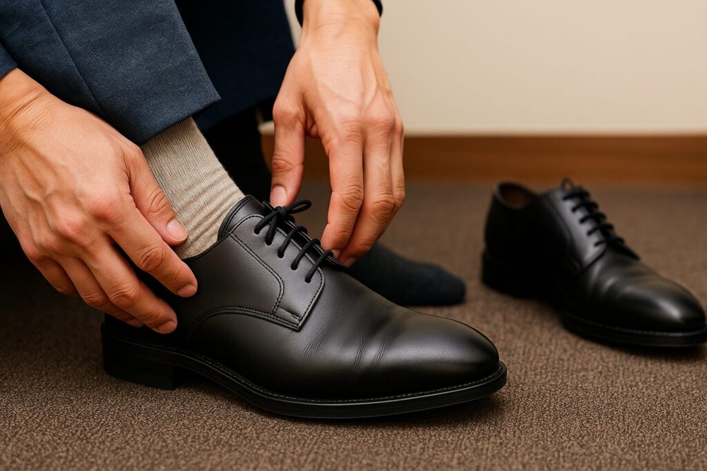 革靴のサイズ感の目安は参考になる?