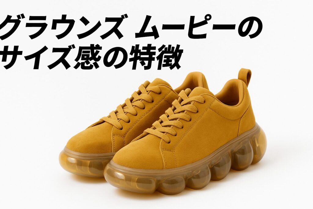 グラウンズムーピーのサイズ感の特徴