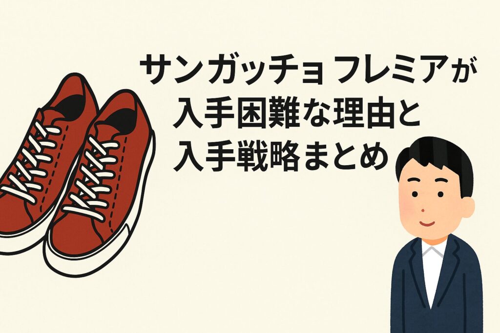 サンガッチョのプレミアが入手困難な理由と入手戦略まとめ