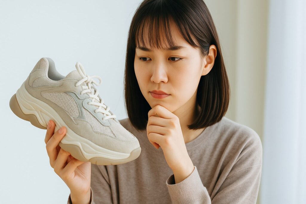 ミキオサカベのスニーカーが似てると感じる理由