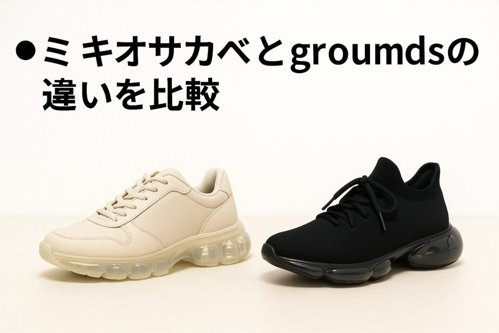 ミキオサカベとgroundsの違いを比較