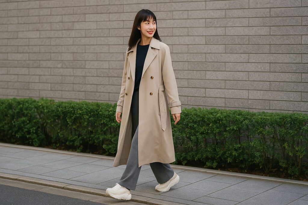 レディースの人気モデルを取り入れた着こなし