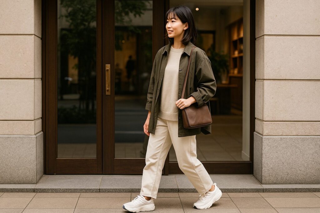 ホカオネオネの普段履きでレディースにおすすめな組み合わせ