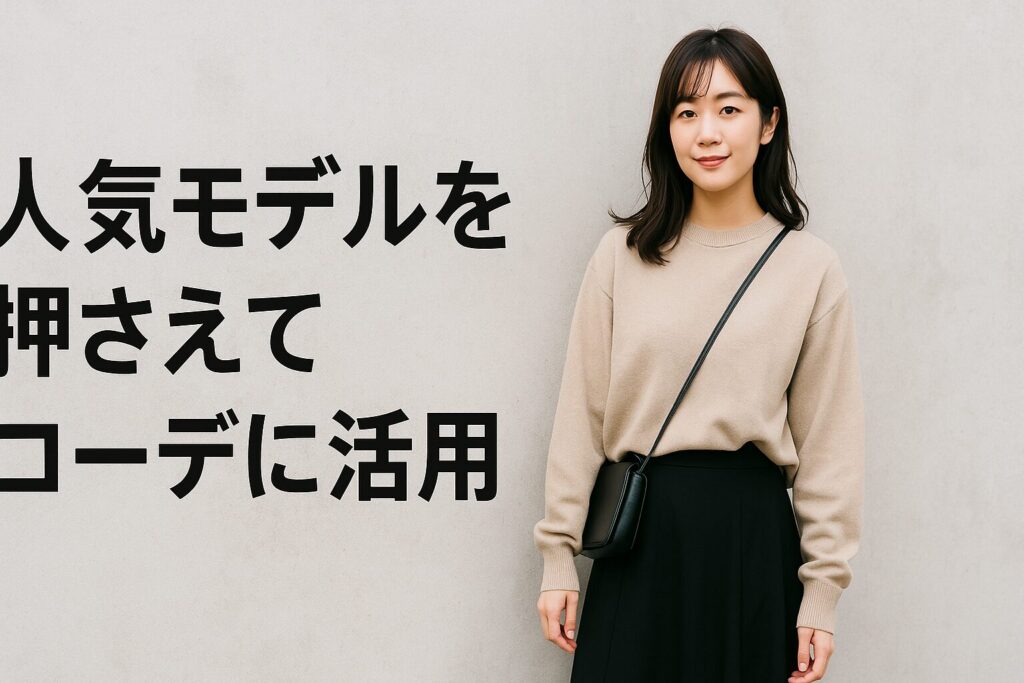 人気モデルを押さえてコーデに活用