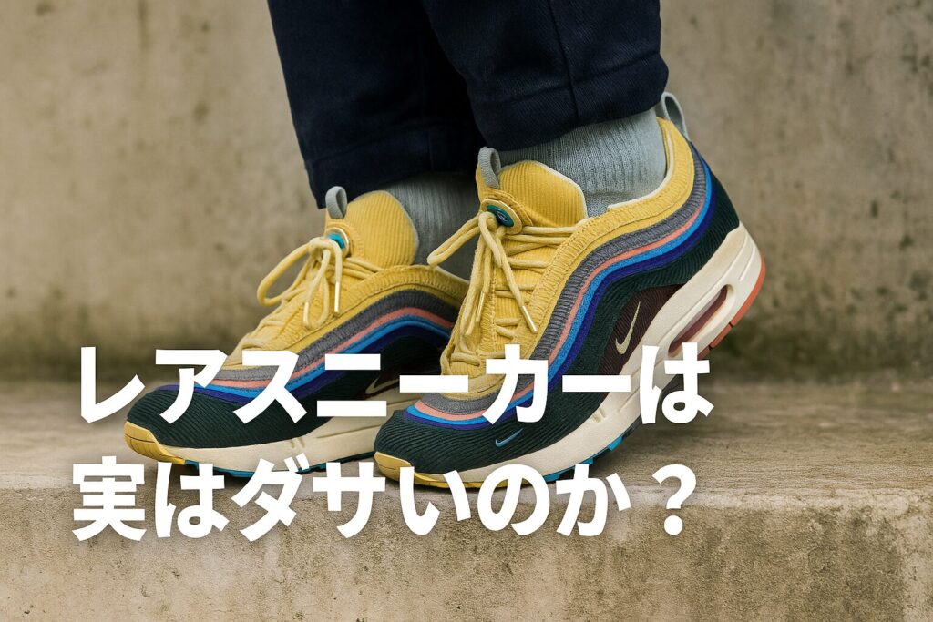 レアスニーカーは実はダサい?