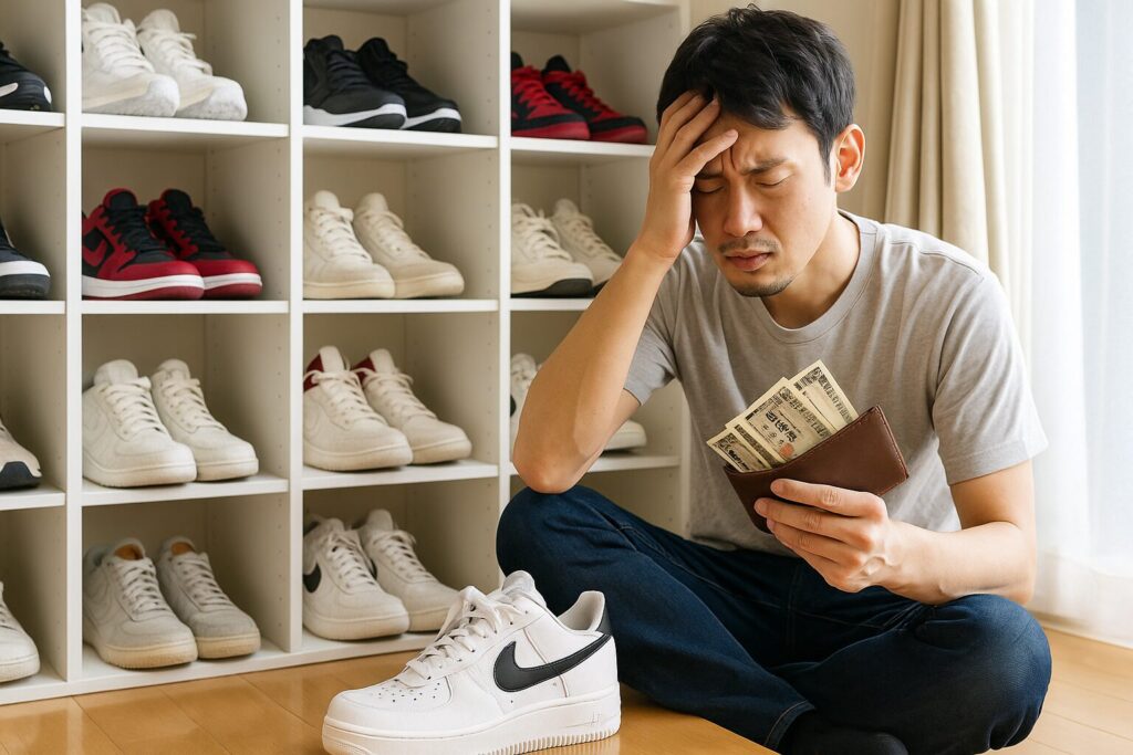 スニーカー購入とお金・スペースの関係