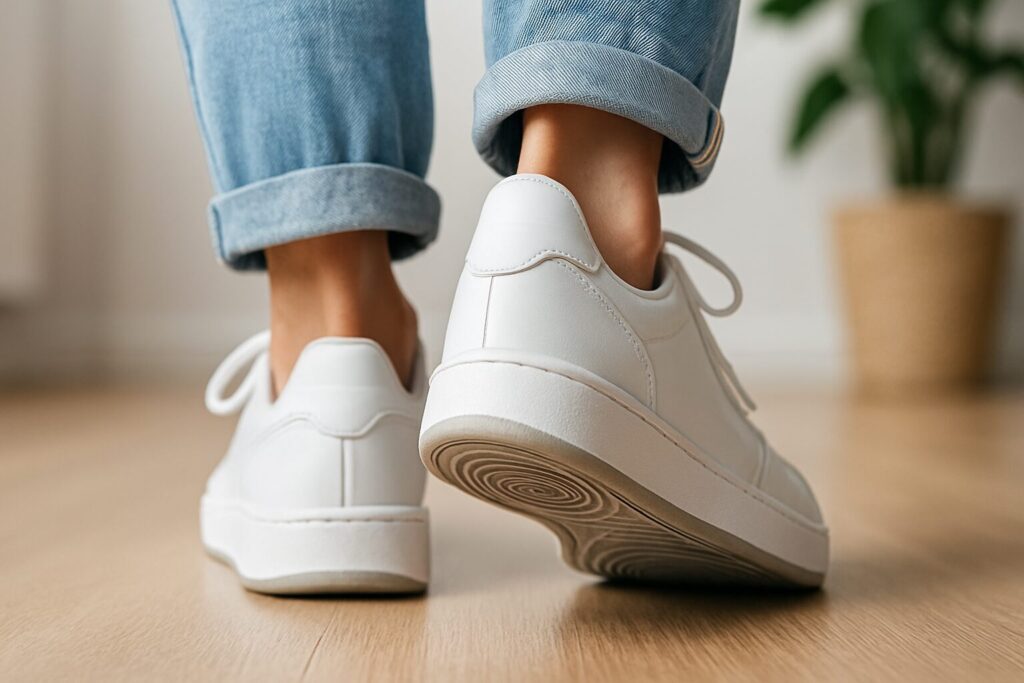 スニーカーのキュッキュッ音が新品で鳴る原因と簡単な対策法