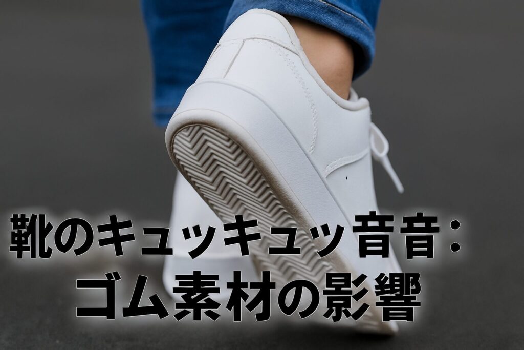 靴のキュッキュッ音:ゴム素材の影響