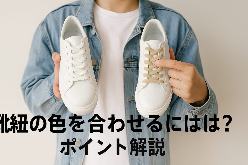 靴紐の色を合わせるには？ポイント解説