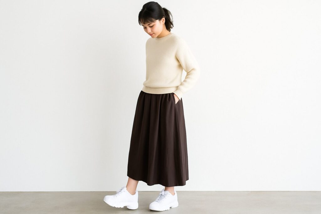 サイズ感:服とのバランスの取り方