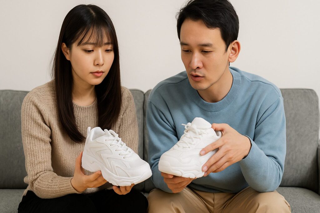 レディースとメンズの履き心地の違い