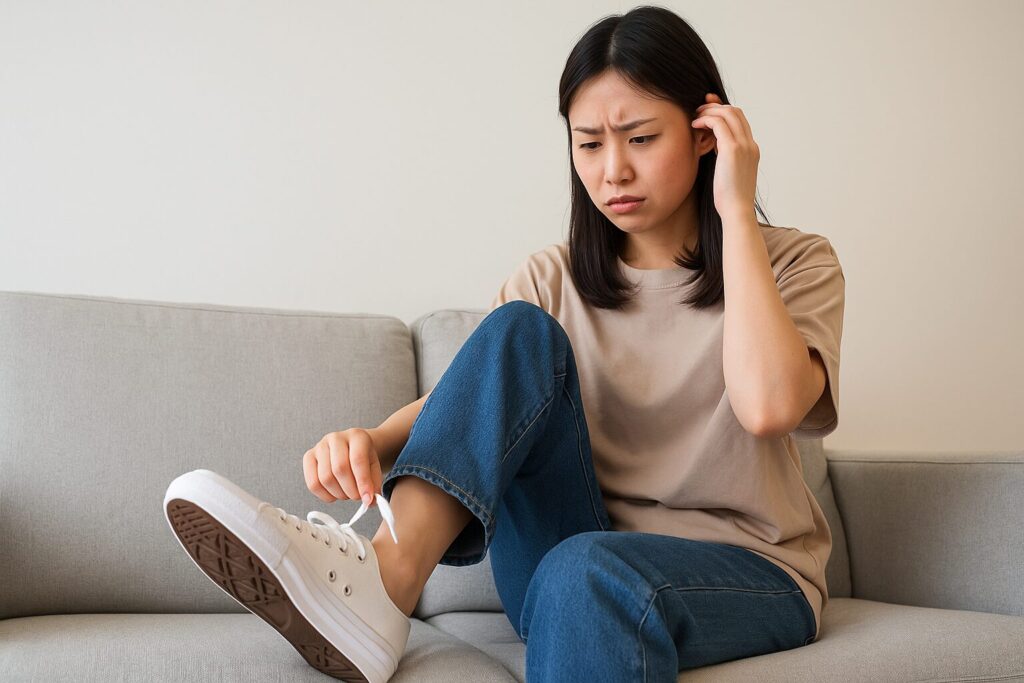スニーカーがでかい時の対処法は?