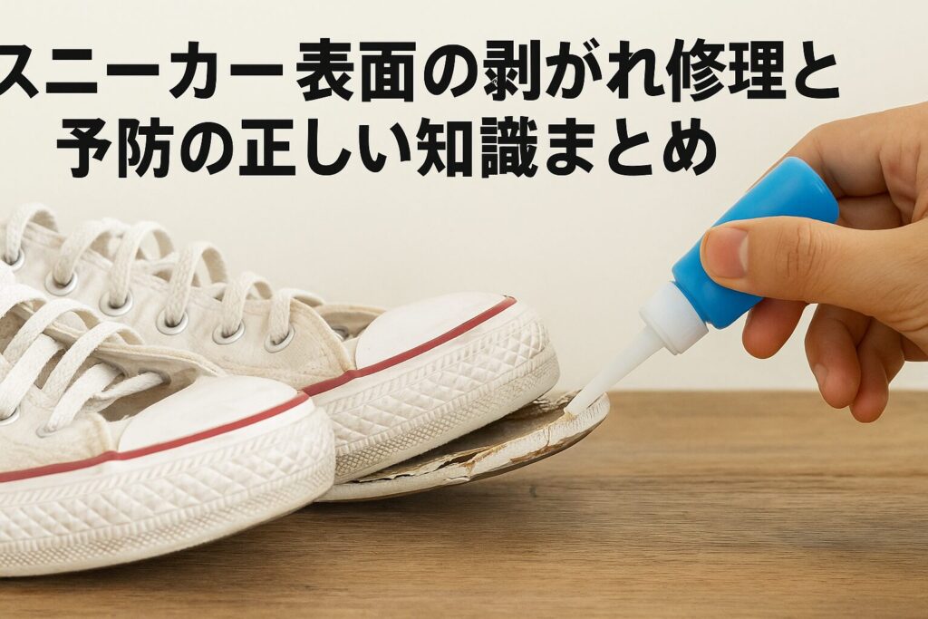 スニーカー表面の剥がれ修理と予防の正しい知識まとめ
