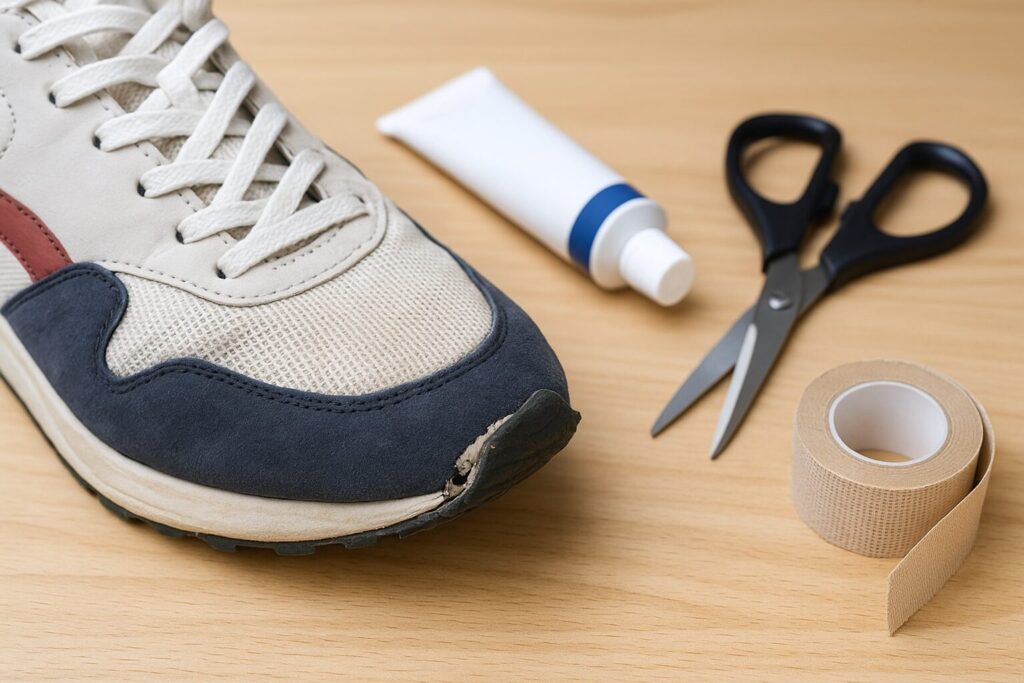 つま先剥がれの補修に使えるアイテム