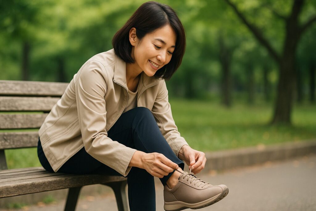 膝に優しい靴として人気の理由