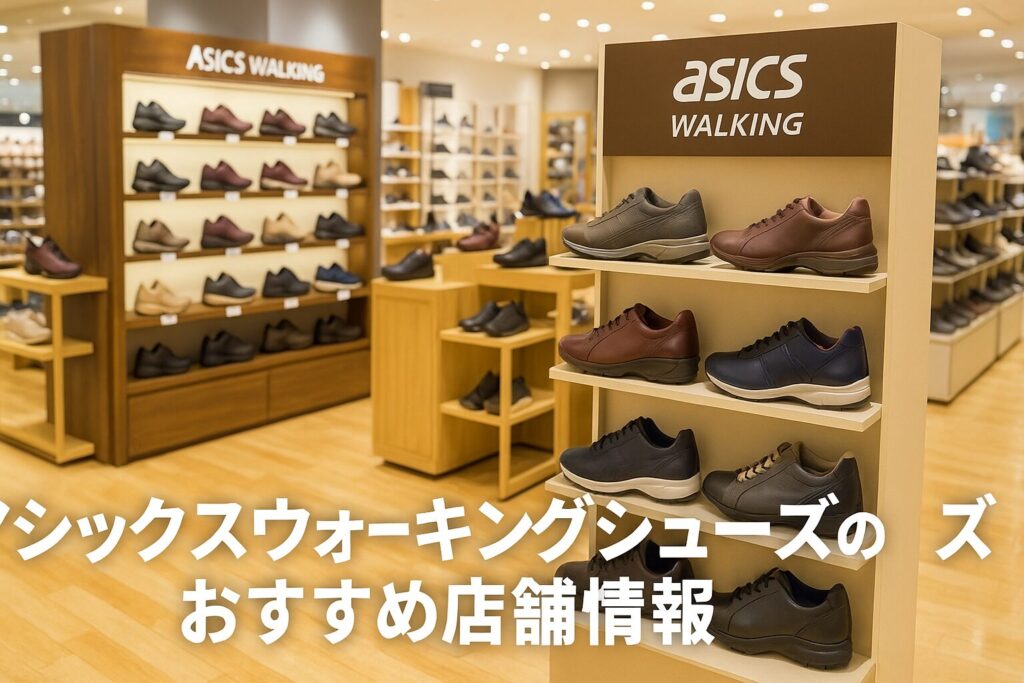 アシックスウォーキングシューズのおすすめ店舗情報