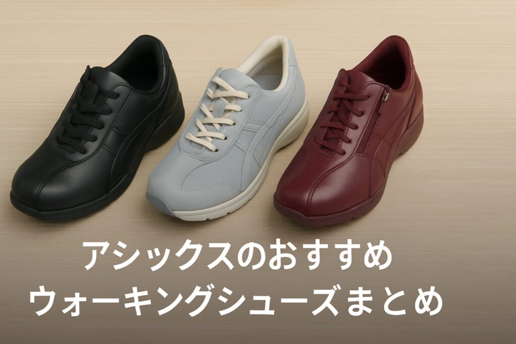 アシックスのおすすめウォーキングシューズまとめ