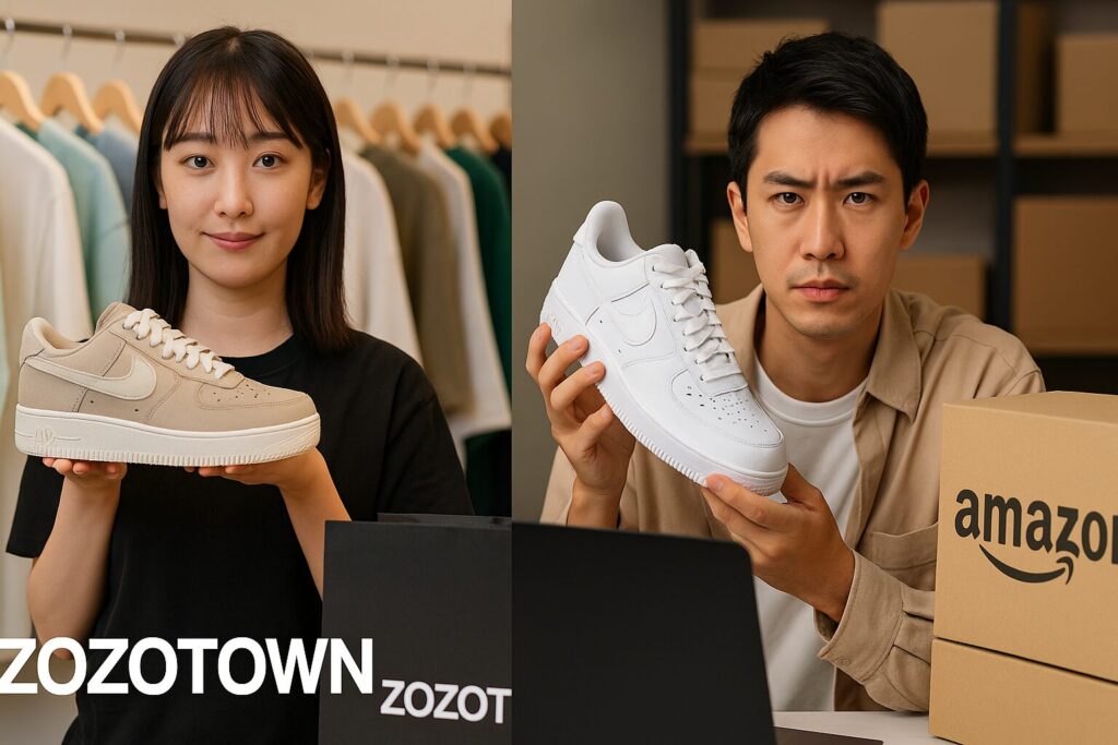 ZOZOTOWN 本物とAmazonの違い